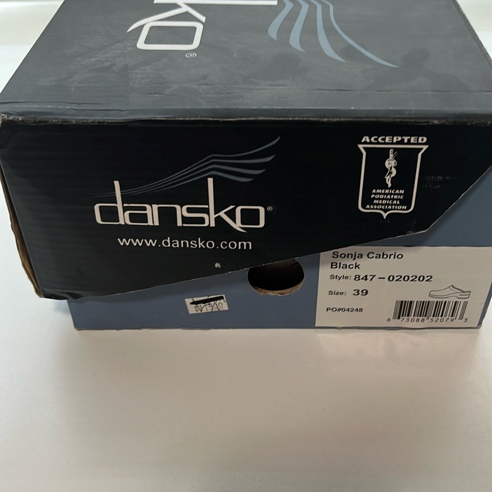 Dansko Sonja Cabrio Black size 39